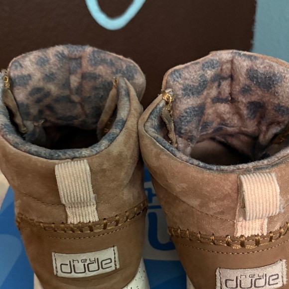 Hey Dude Brown Suede Ankle Boots - Picture 3 of 5